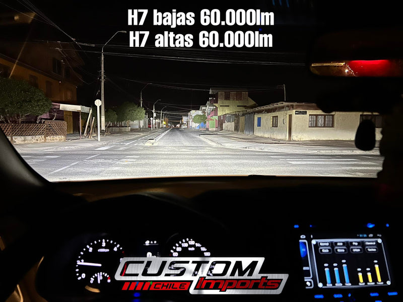 Cargue la imagen en el visor de la galería, Luces LED para Auto | 60.000lm | Modelo V25 | Garantía 2 años