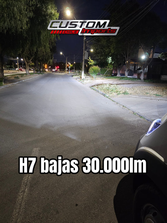 Luces LED para Auto | 30.000lm | Modelo Q7 | Garantía de 2 años