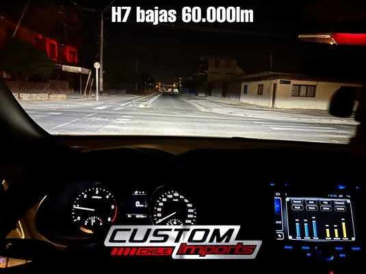 Luces LED para Auto | 60.000lm | Modelo V25 | Garantía 2 años