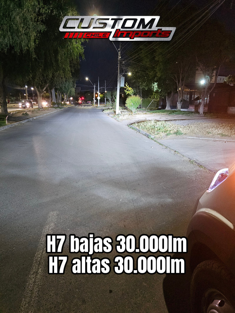 Cargue la imagen en el visor de la galería, Luces LED para Auto | 30.000lm | Modelo Q7 | Garantía de 2 años
