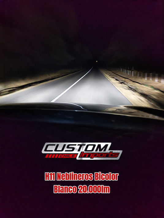 Luces LED Bicolor | 20.000lm | Blanco y Amarillo Dorado