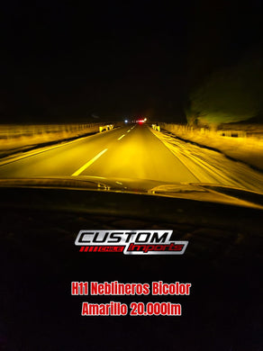 Luces LED Bicolor | 20.000lm | Blanco y Amarillo Dorado
