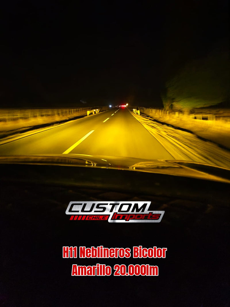 Cargue la imagen en el visor de la galería, Luces LED Bicolor | 20.000lm | Blanco y Amarillo Dorado
