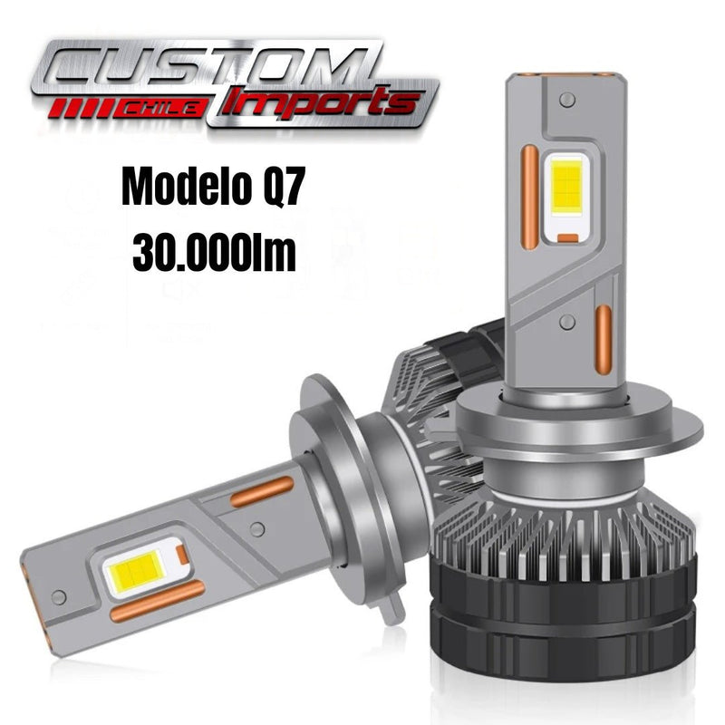 Cargue la imagen en el visor de la galería, Luces LED para Auto | 30.000lm | Modelo Q7 | Garantía de 2 años - Custom imports store
